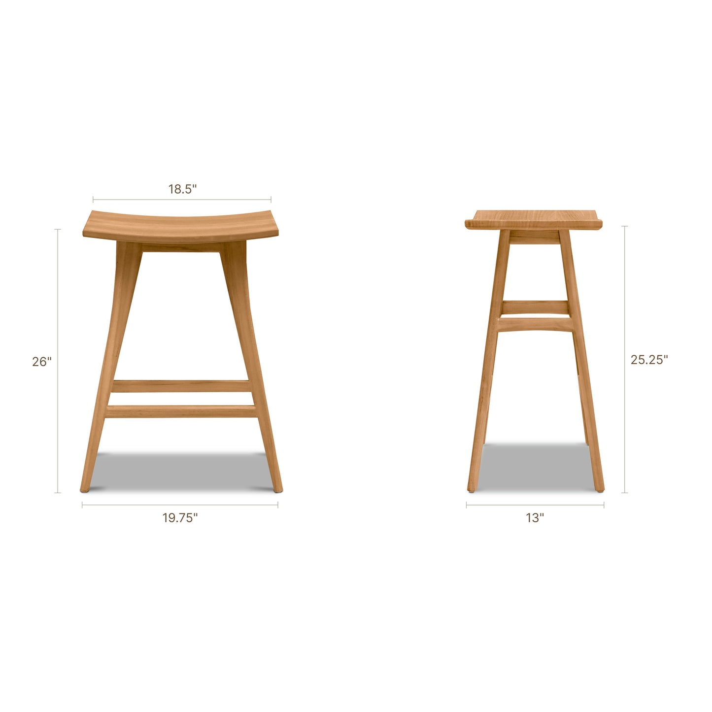 Amaris Indoor / Outdoor Counter Stool | Natural