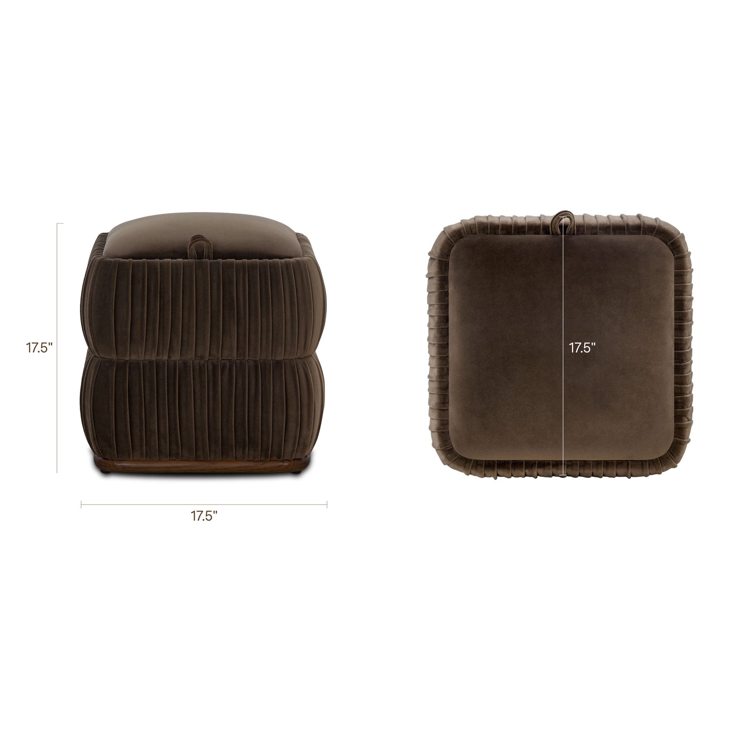 Modo Storage Ottoman | Shadow Brown