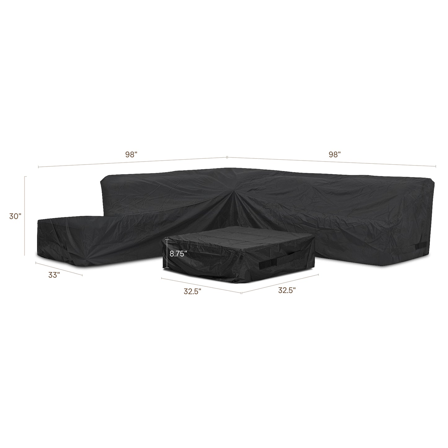 Celenza Corner Set - Protective Cover | Black
