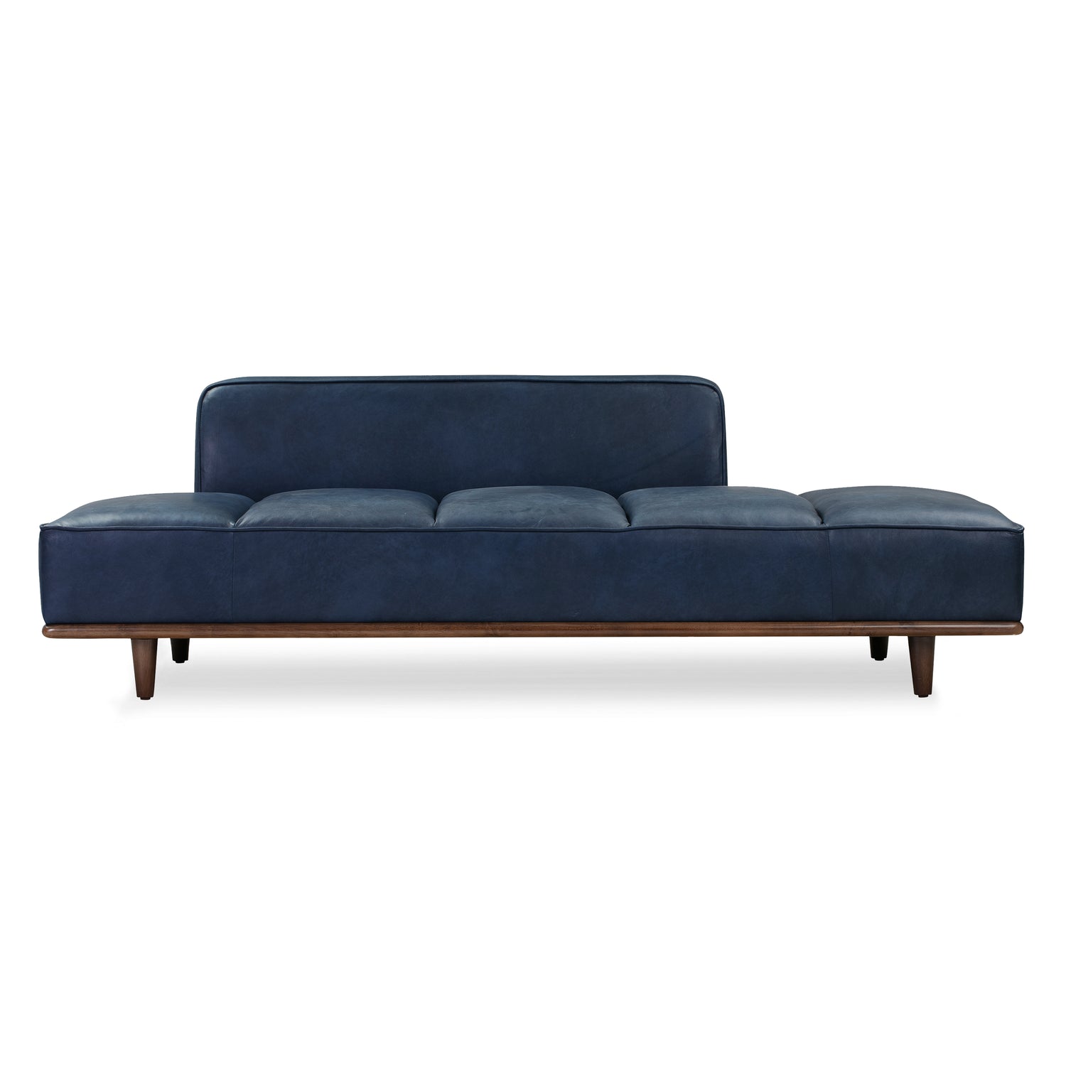 Jasper Leather Daybed | Midnight Blue 