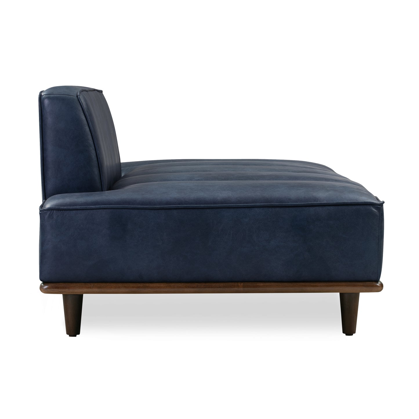 Jasper Leather Daybed | Midnight Blue