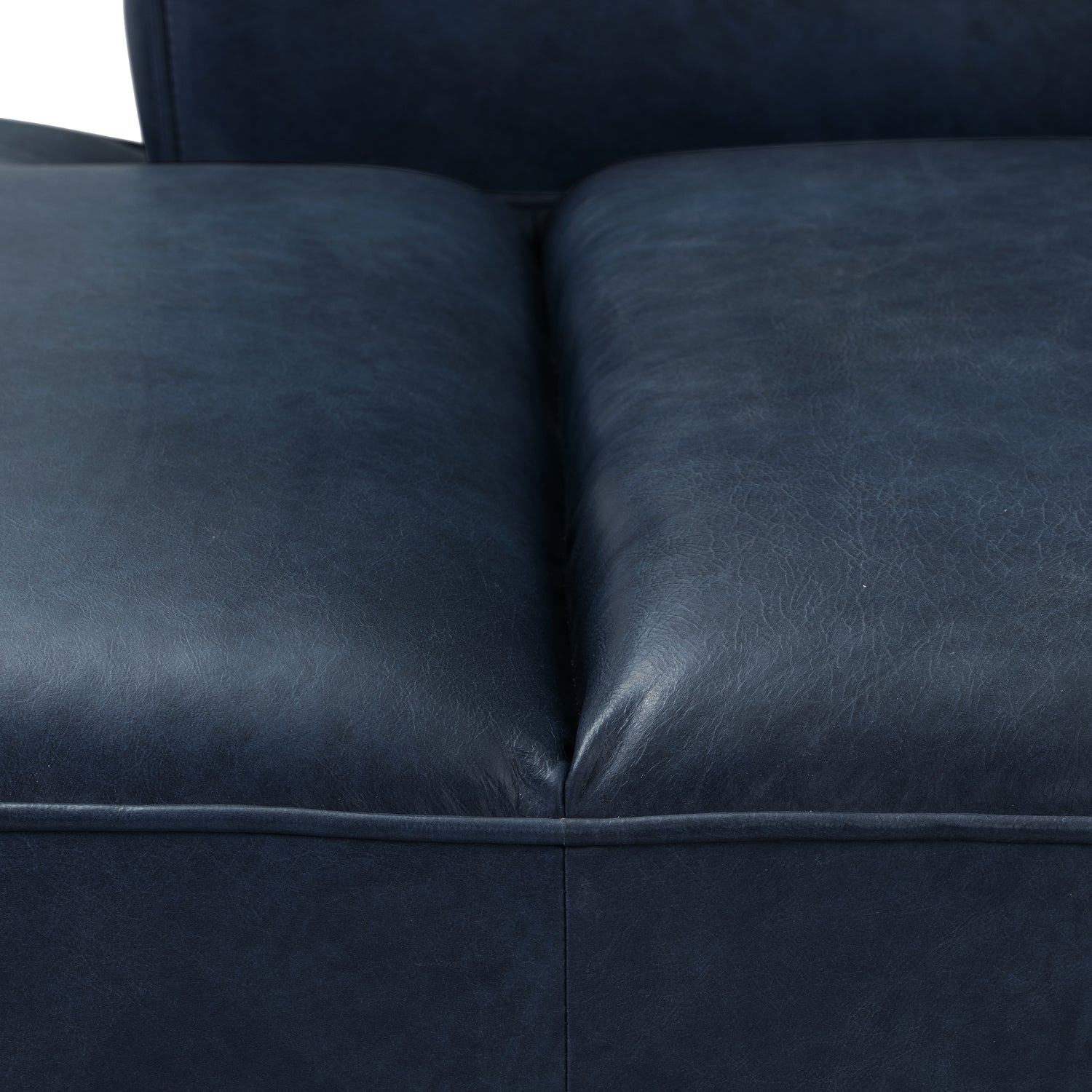 Jasper Leather Daybed | Midnight Blue 