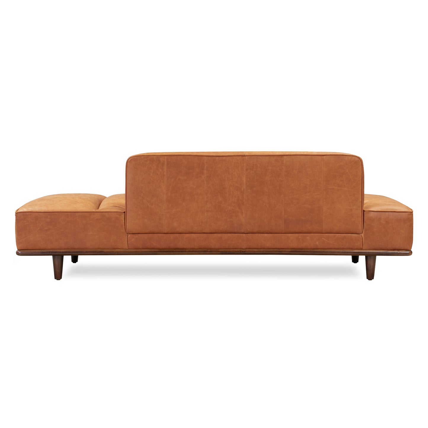 Jasper Leather Daybed | Cognac Tan