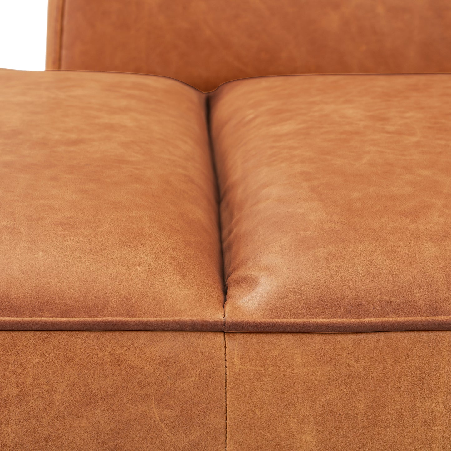 Jasper Leather Daybed | Cognac Tan