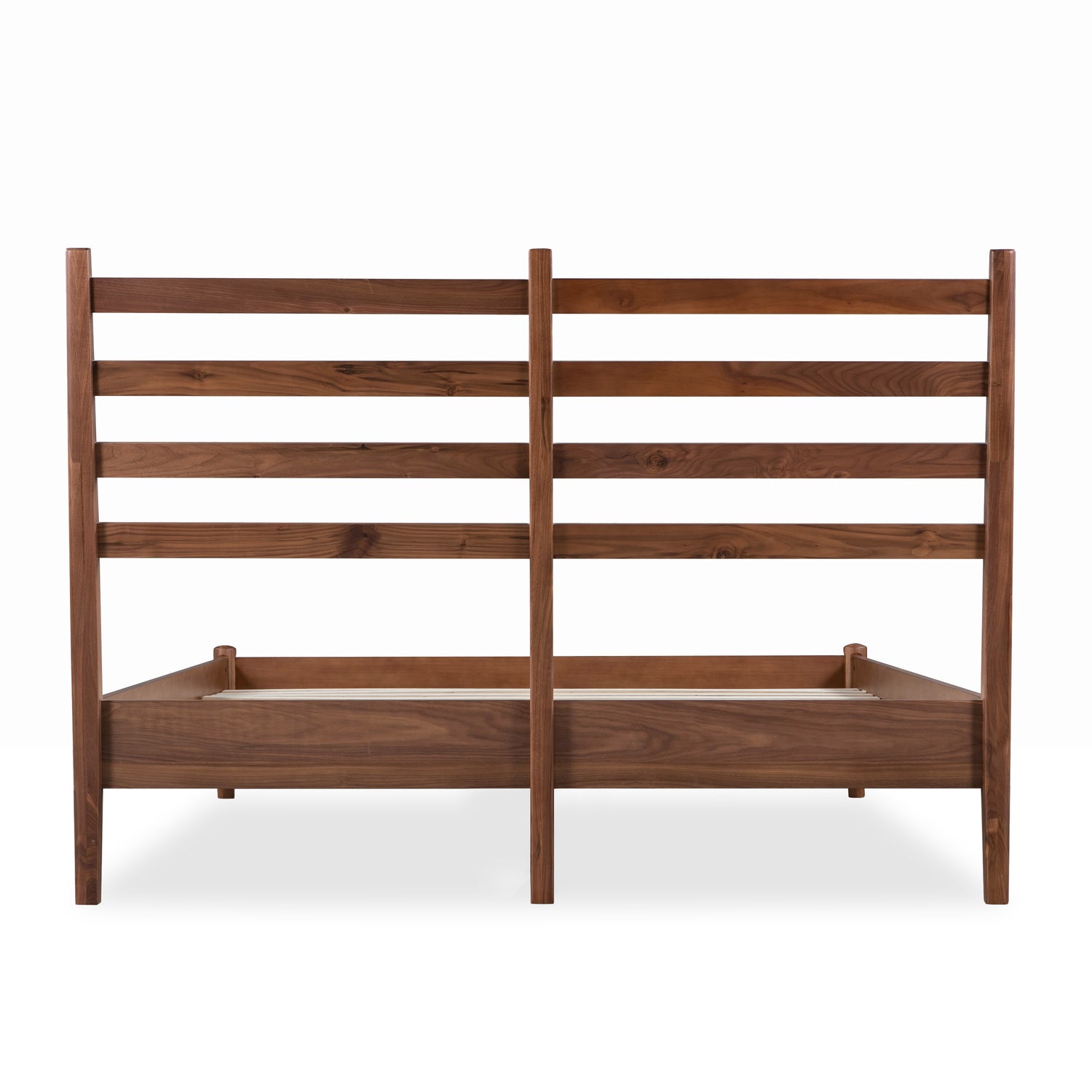Truro Bed with Leather Cushions | Bridle Brown | Queen 