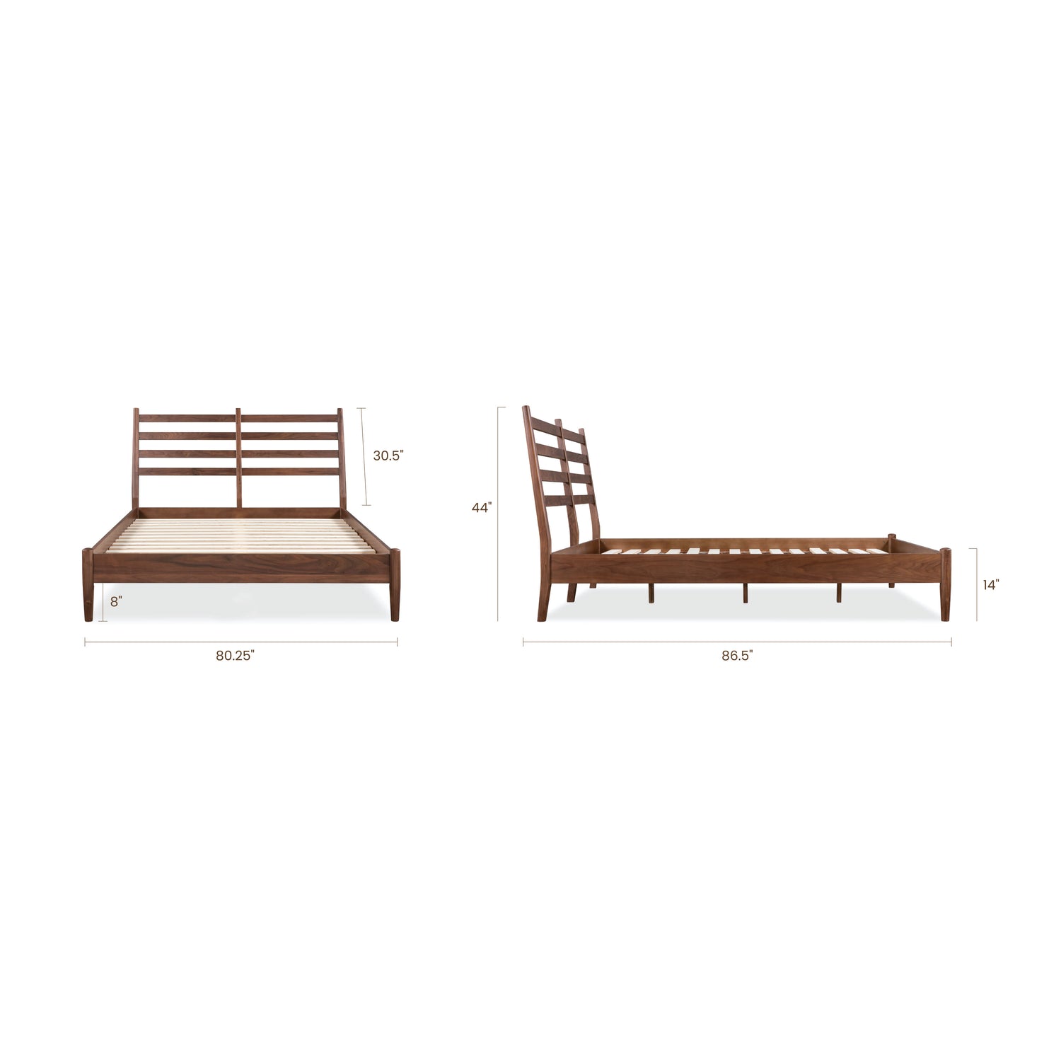 Truro Bed | Walnut | King 