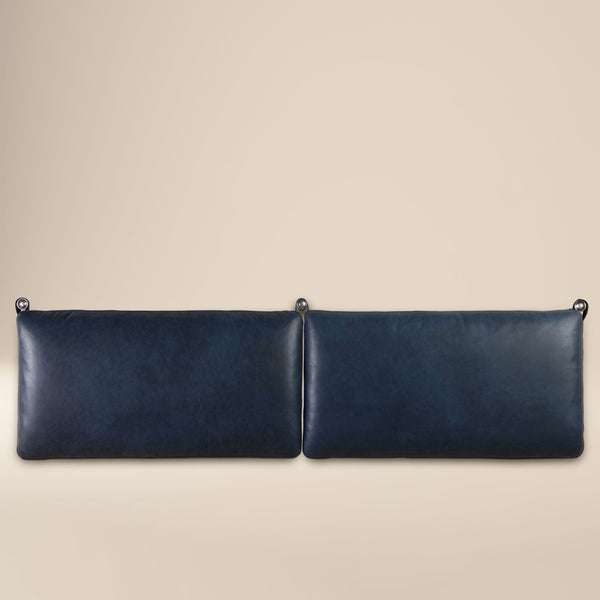 Truro Bed Headboard Cushion Set | Midnight Blue | King
