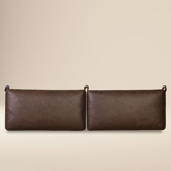 Truro Bed Headboard Cushion Set | Bridle Brown | King