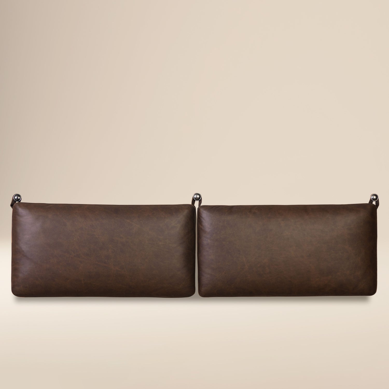 Truro Bed Headboard Cushion Set | Bridle Brown | King 