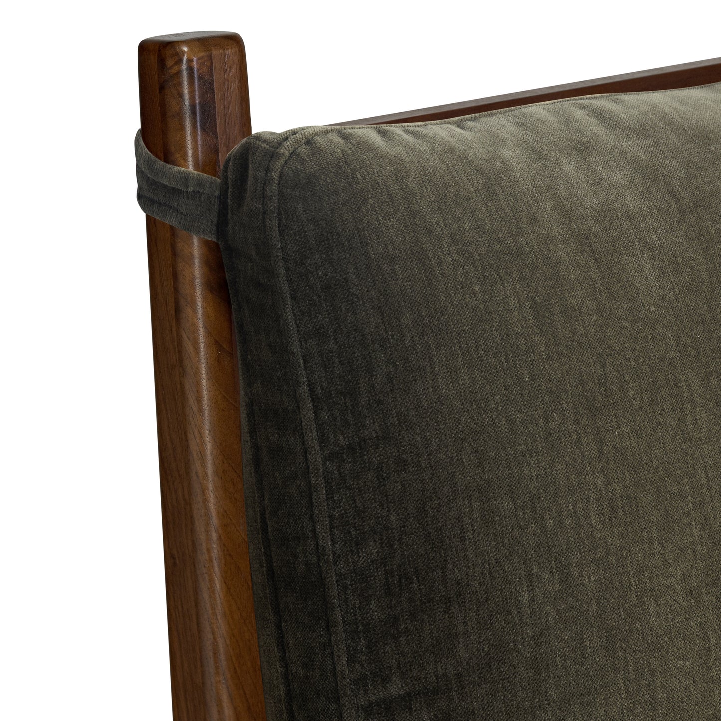 Truro Fabric Bed Headboard Cushion Set | Lume Green | King