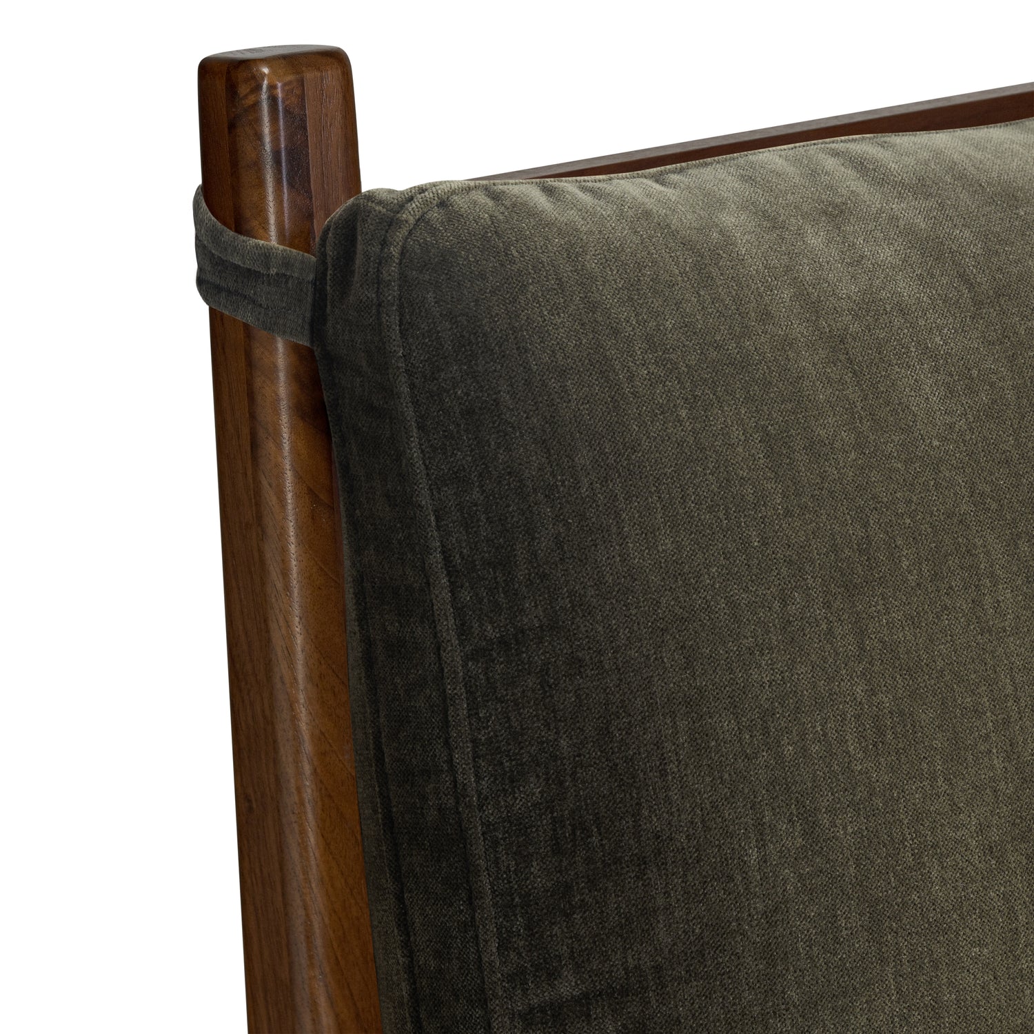 Truro Fabric Bed Headboard Cushion Set | Lume Green | King 