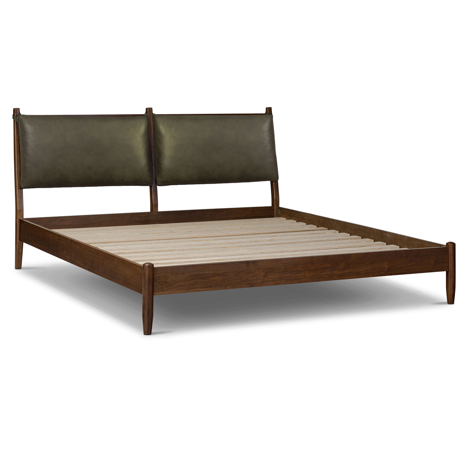 Truro Bed Headboard Cushion Set | Olivine Green | King 