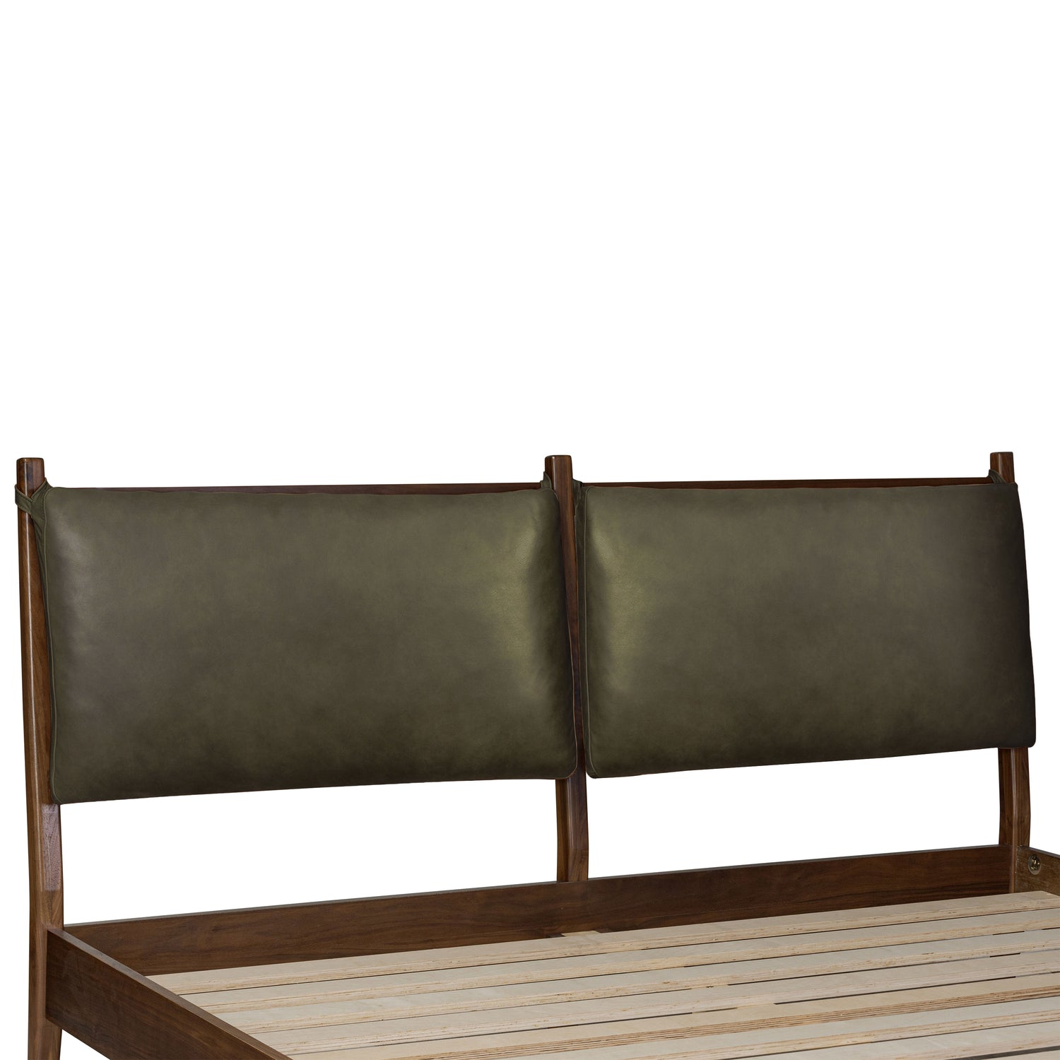 Truro Bed Headboard Cushion Set | Olivine Green | King 