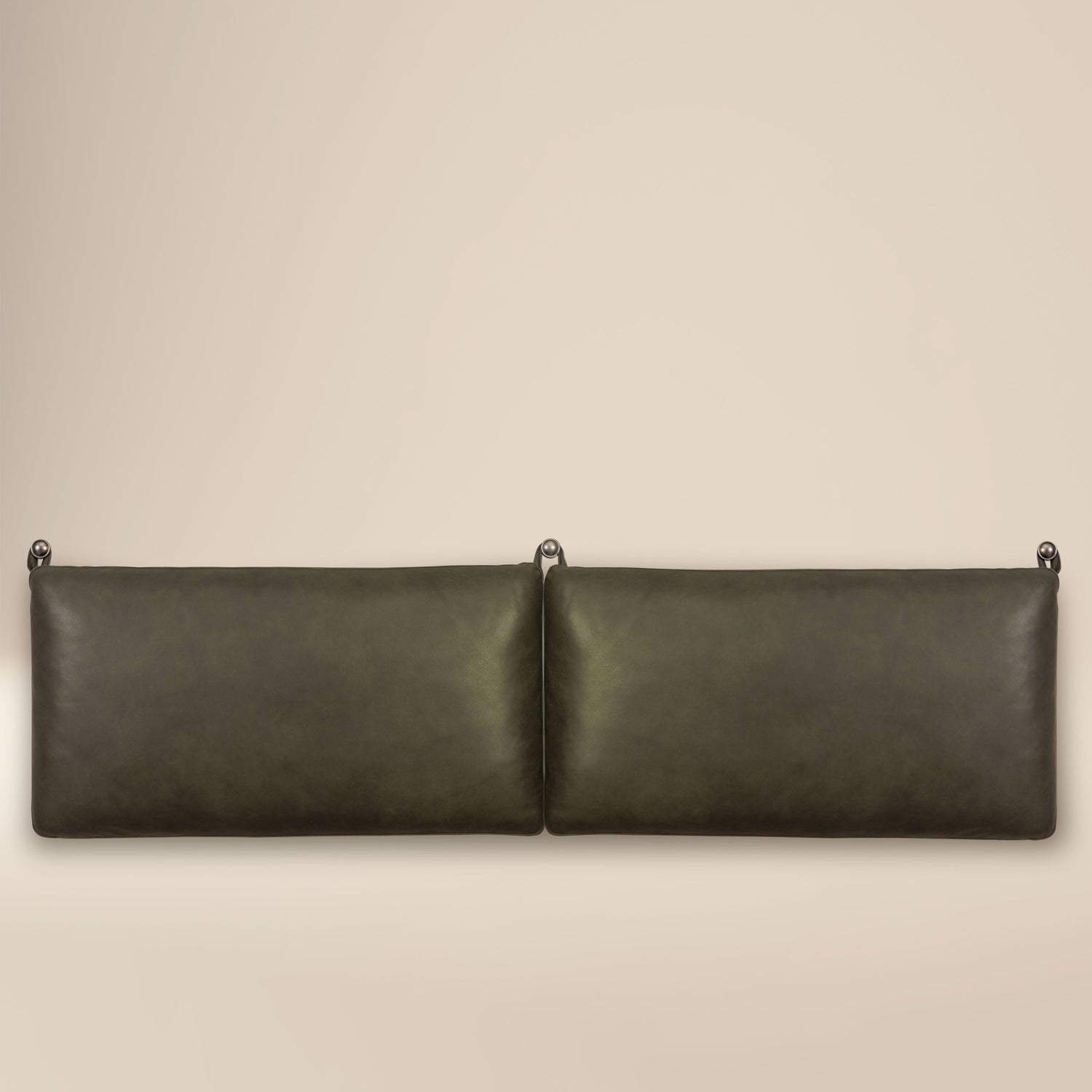 Truro Bed Headboard Cushion Set | Olivine Green | King 