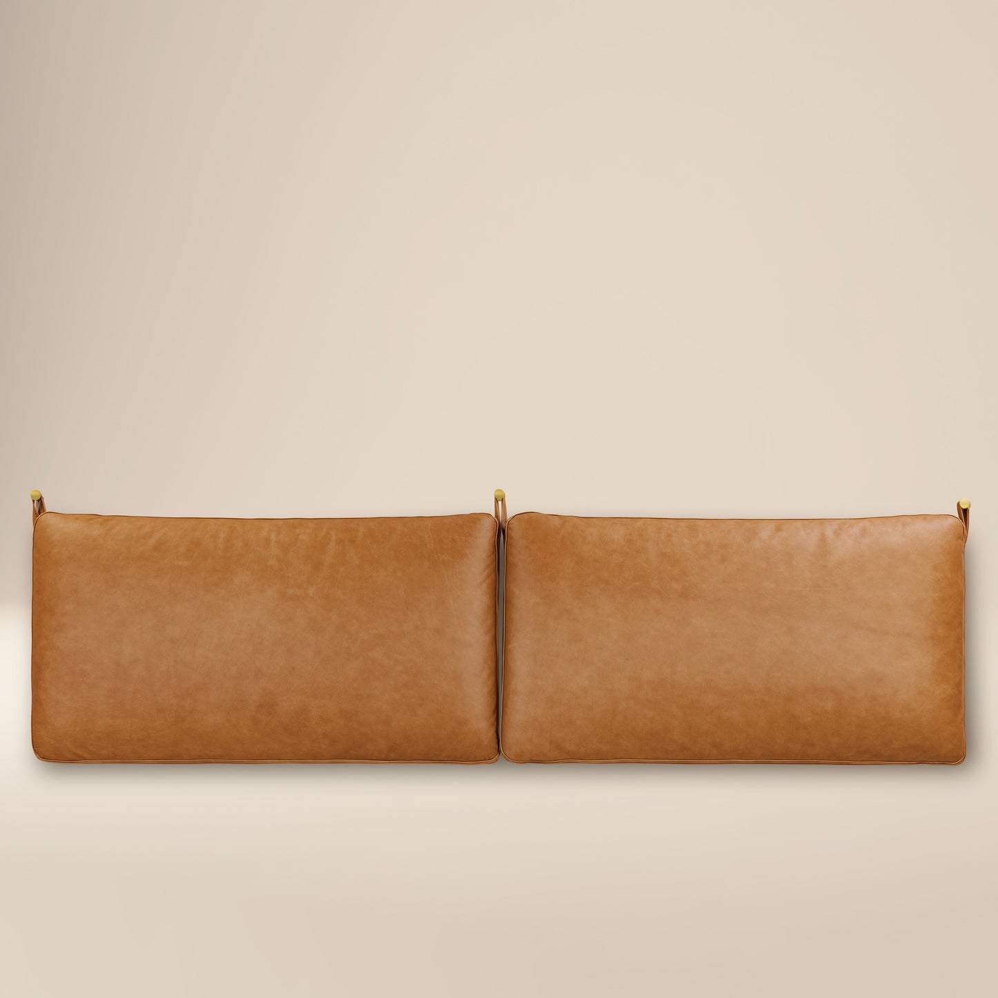 Truro Bed Headboard Cushion Set | Cognac Tan | King