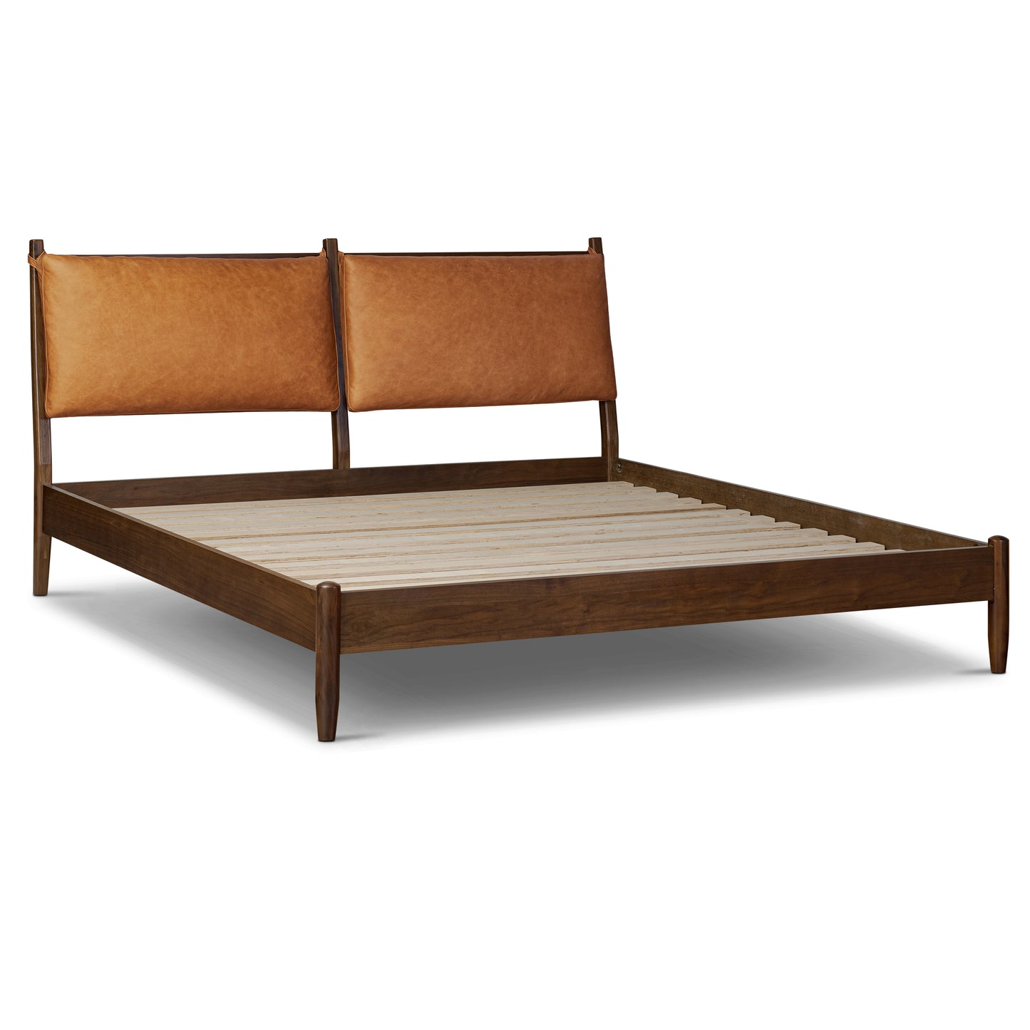 Truro Bed Headboard Cushion Set | Cognac Tan | King