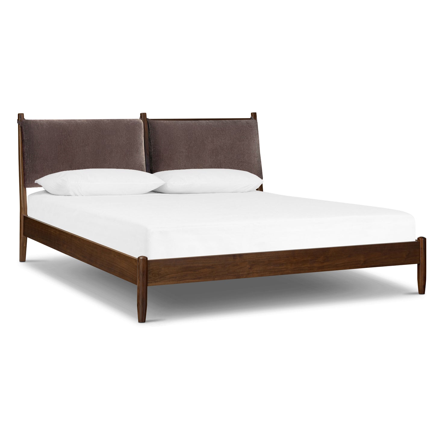 Truro Fabric Bed Headboard Cushion Set | Willow Brown | King