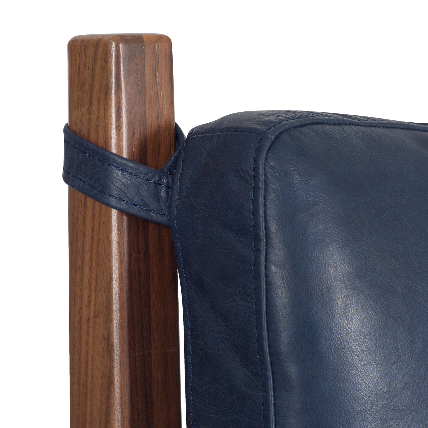 Truro Bed Headboard Cushion Set | Midnight Blue | Queen