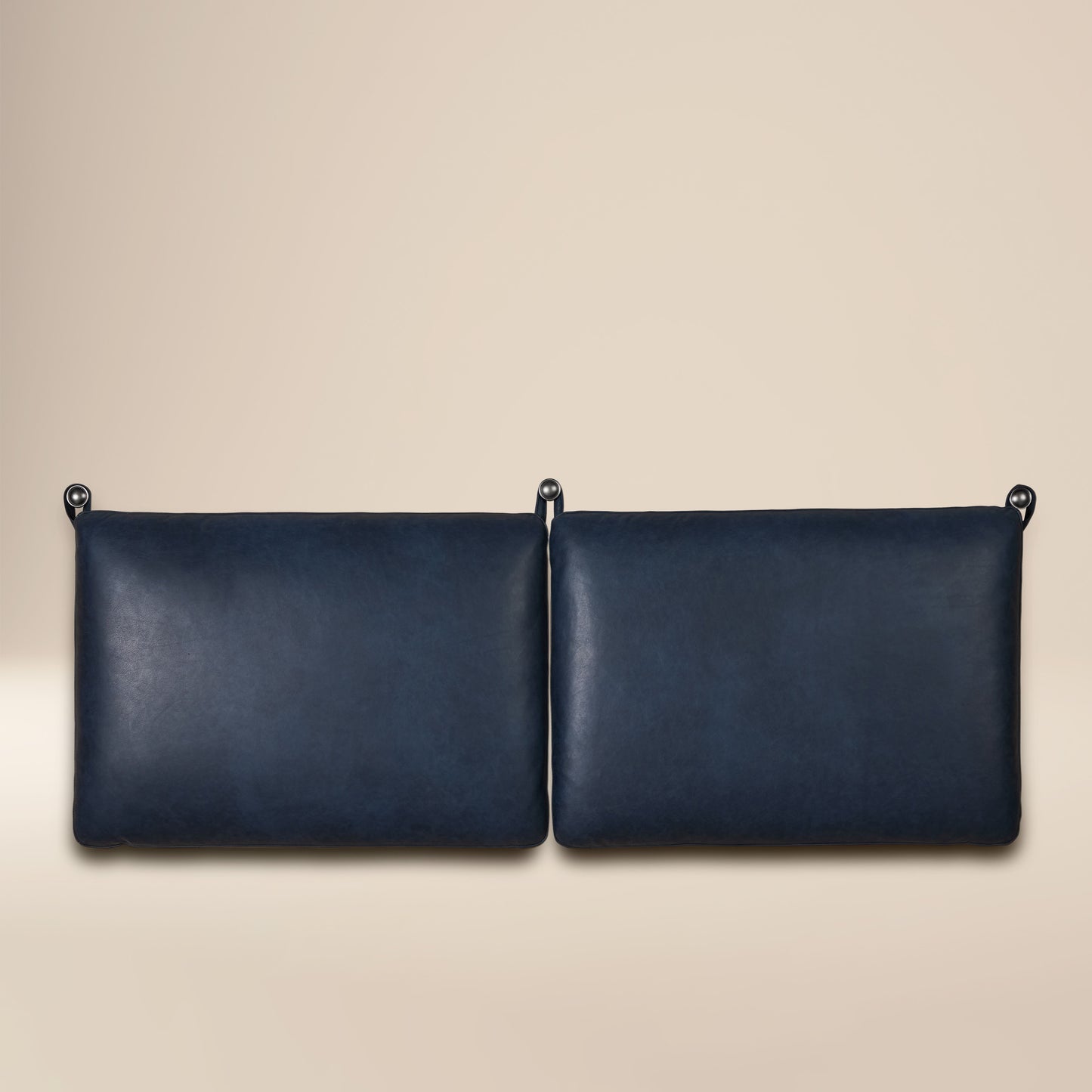 Truro Bed Headboard Cushion Set | Midnight Blue | Queen