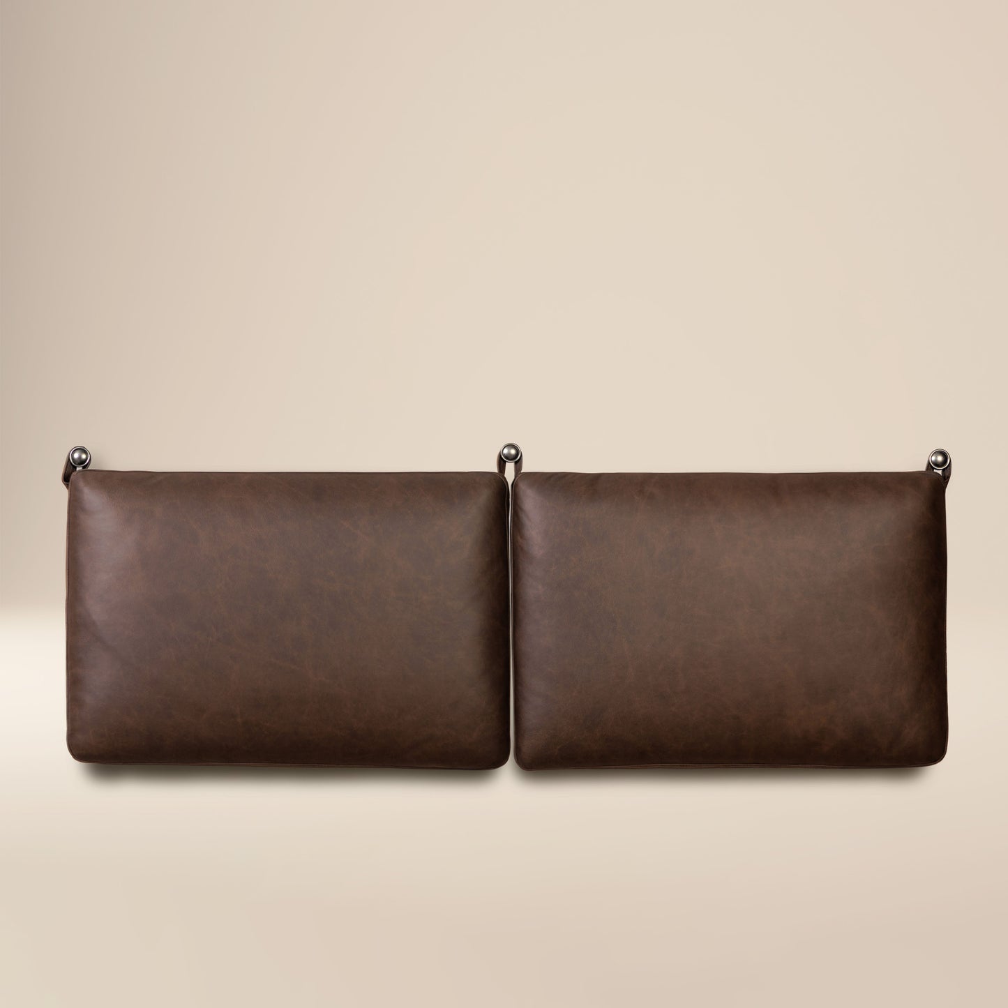 Truro Bed Headboard Cushion Set | Bridle Brown | Queen
