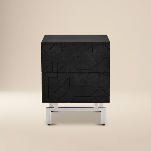 Geo Nightstand | Black
