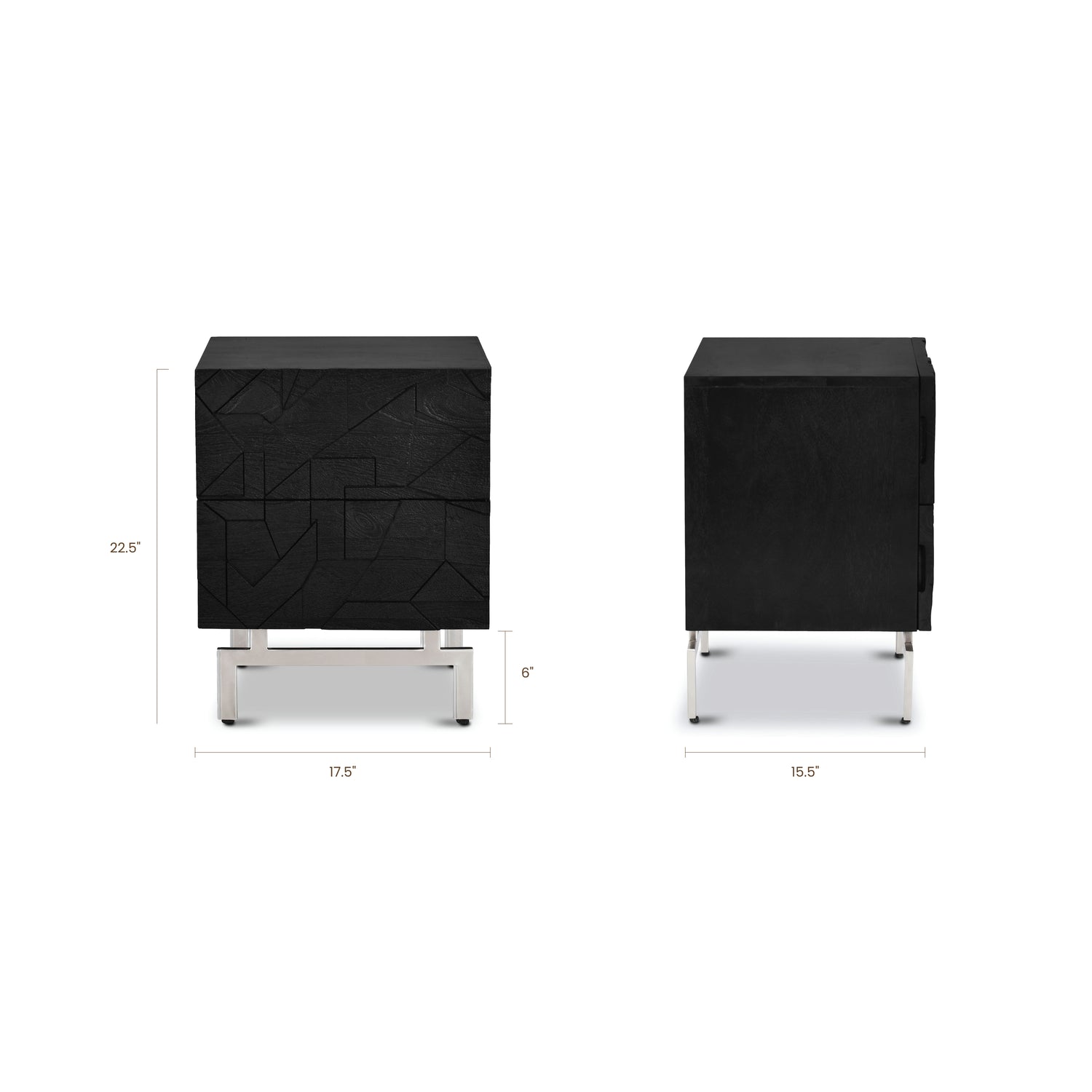 Geo Nightstand | Black 