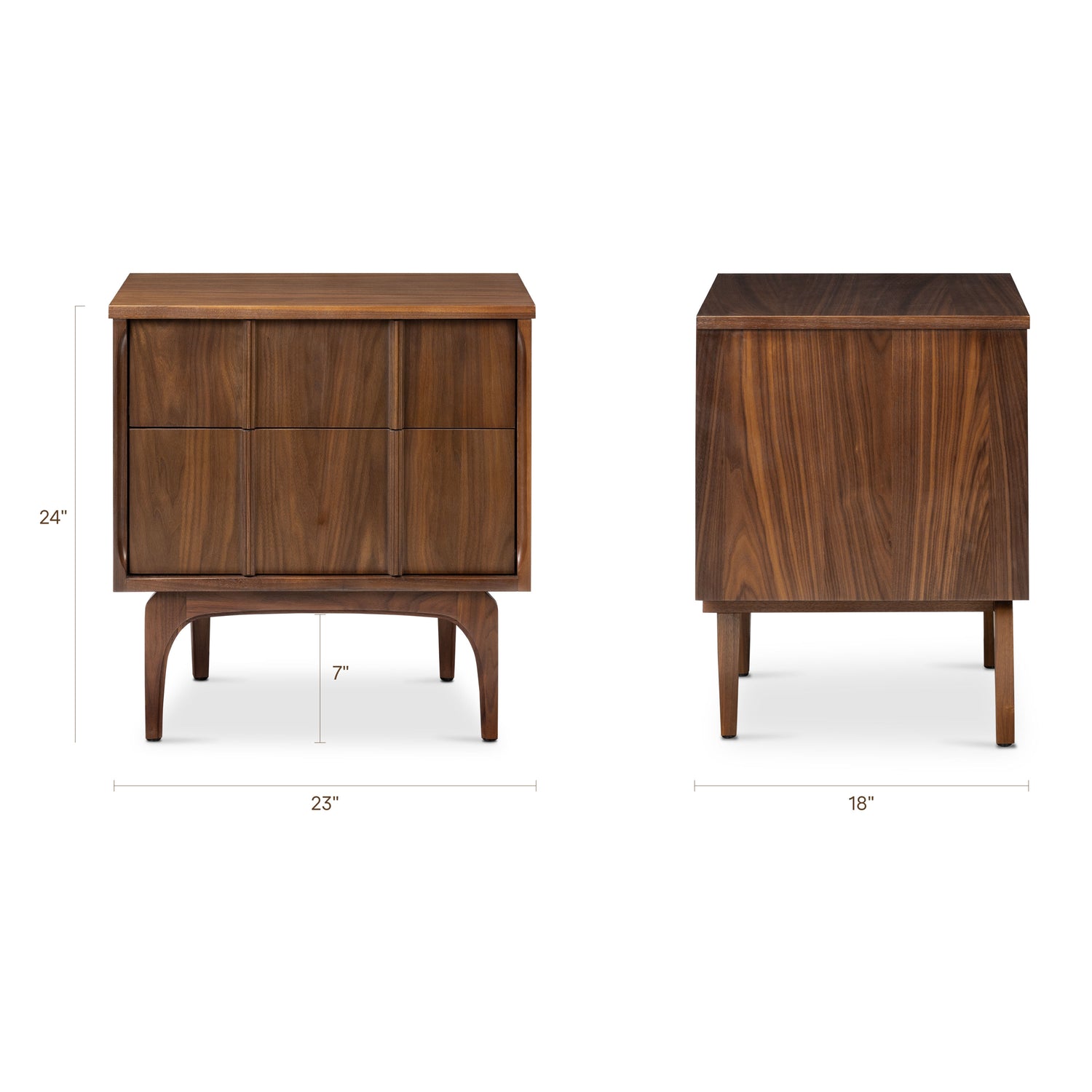 Flynn Nightstand | Walnut 