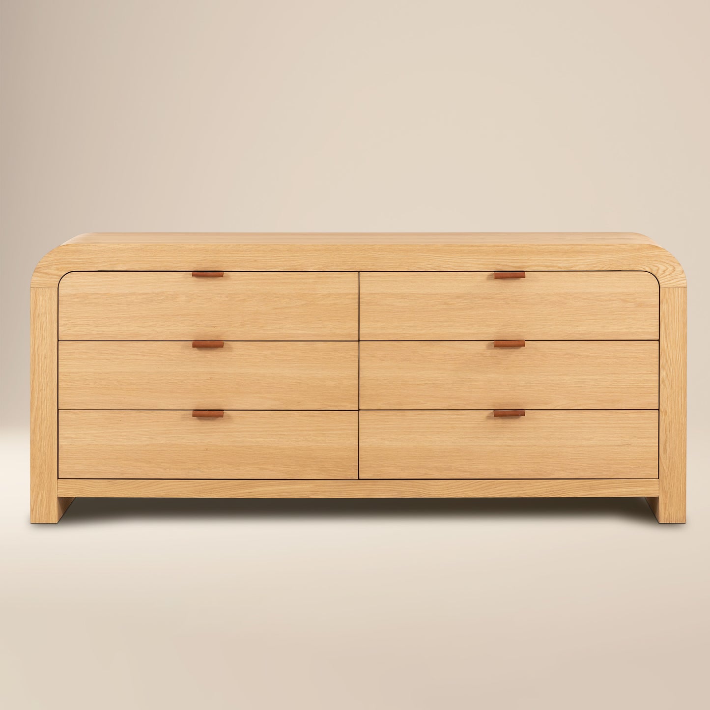 Cirq 6 Drawer Dresser | Oak