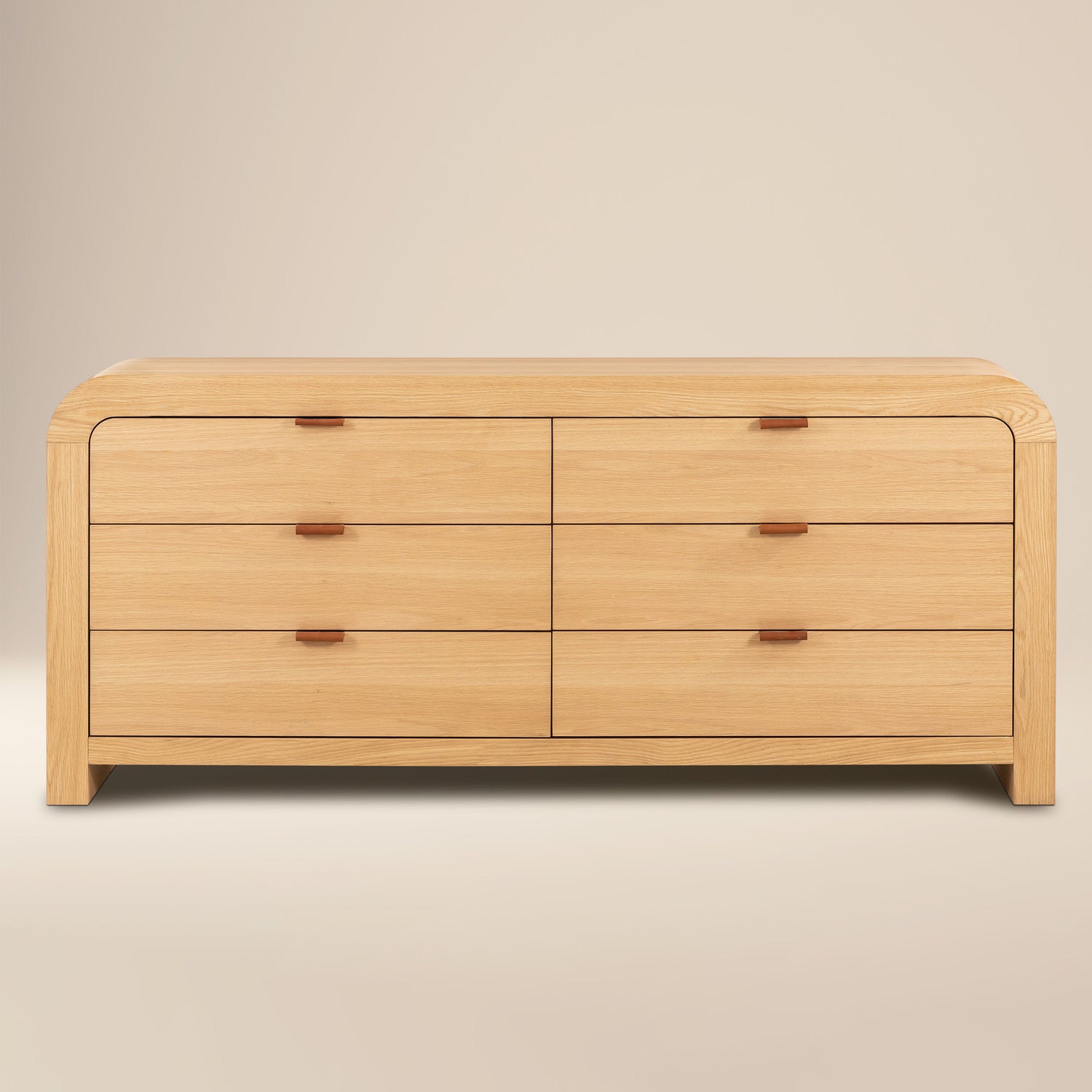 Cirq 6 Drawer Dresser | Oak 