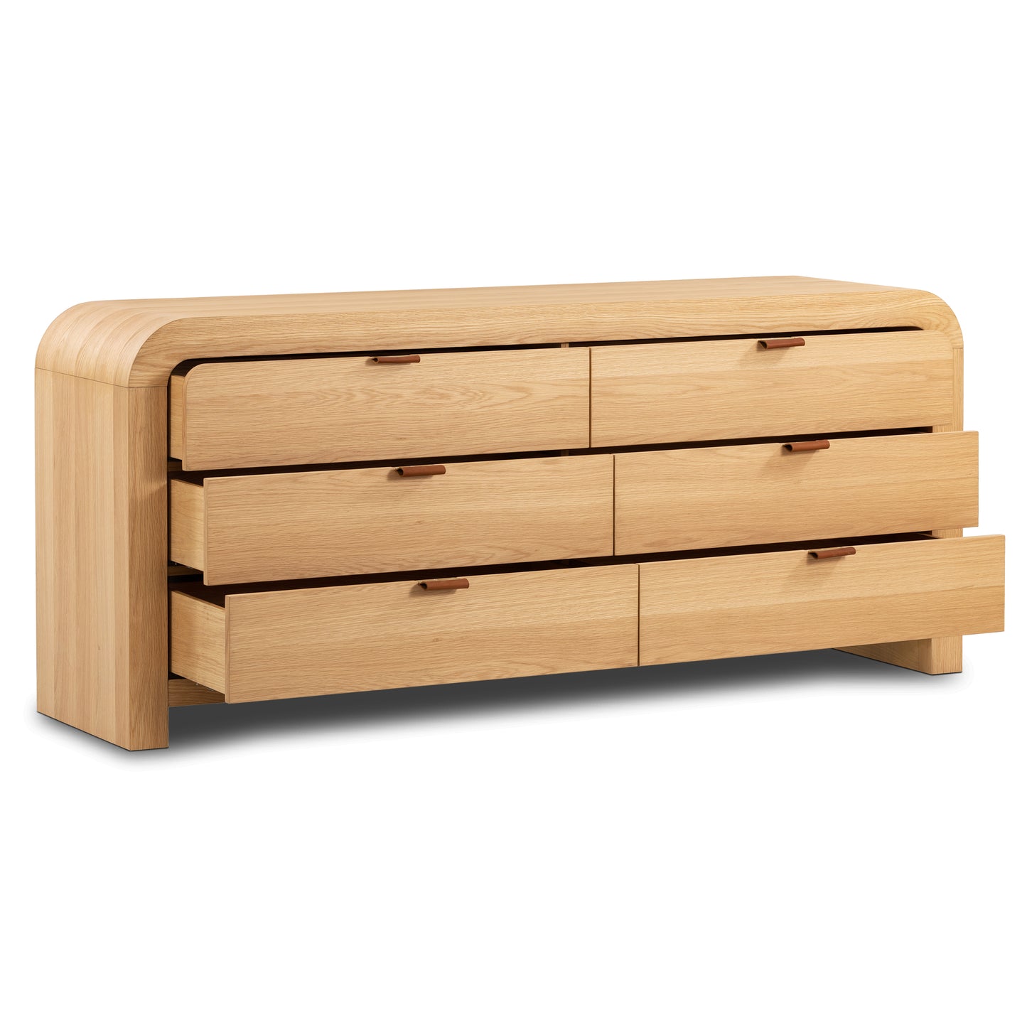 Cirq 6 Drawer Dresser | Oak