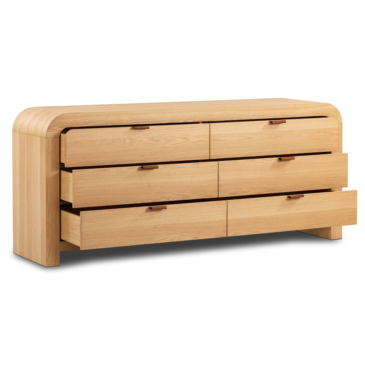 Cirq 6 Drawer Dresser | Oak 