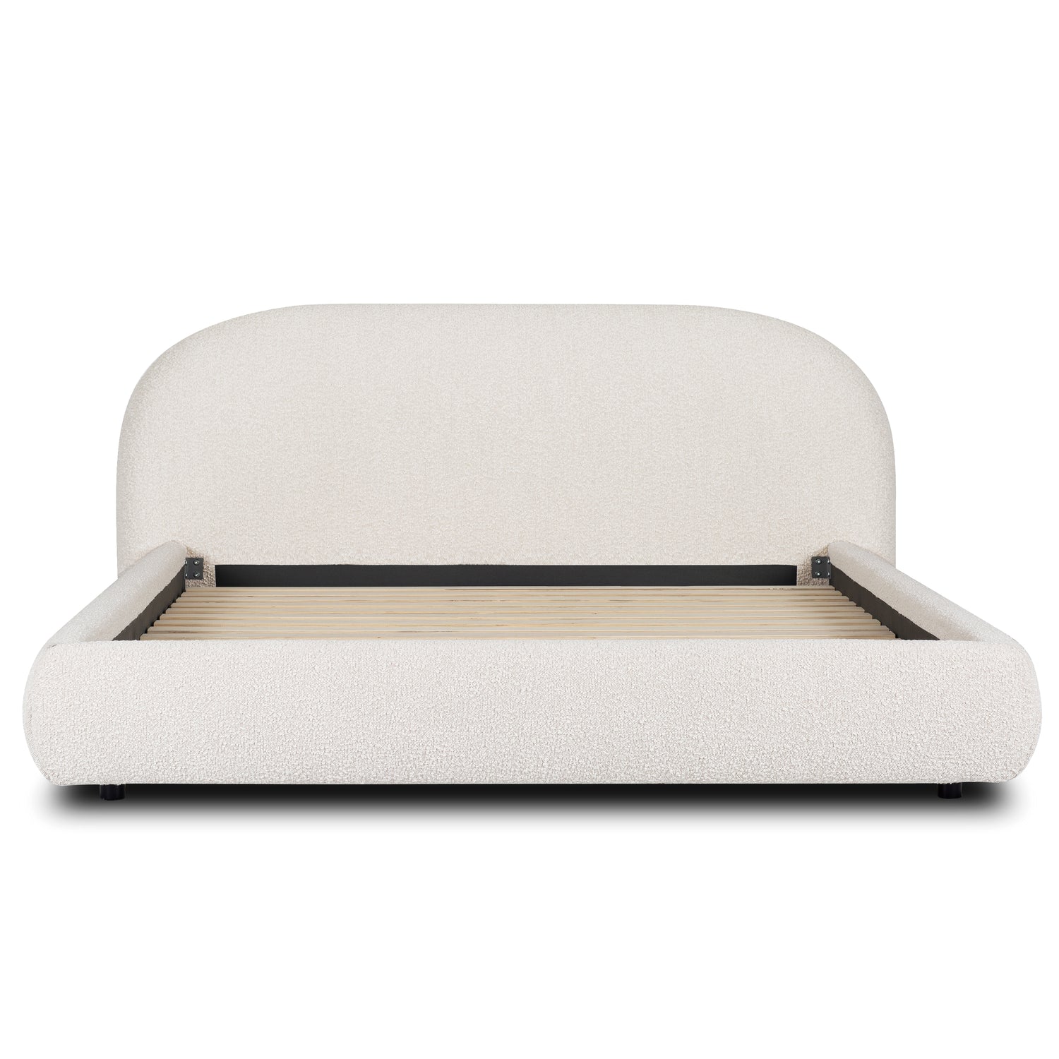 Genoa Bed | Crema White Boucle | King 