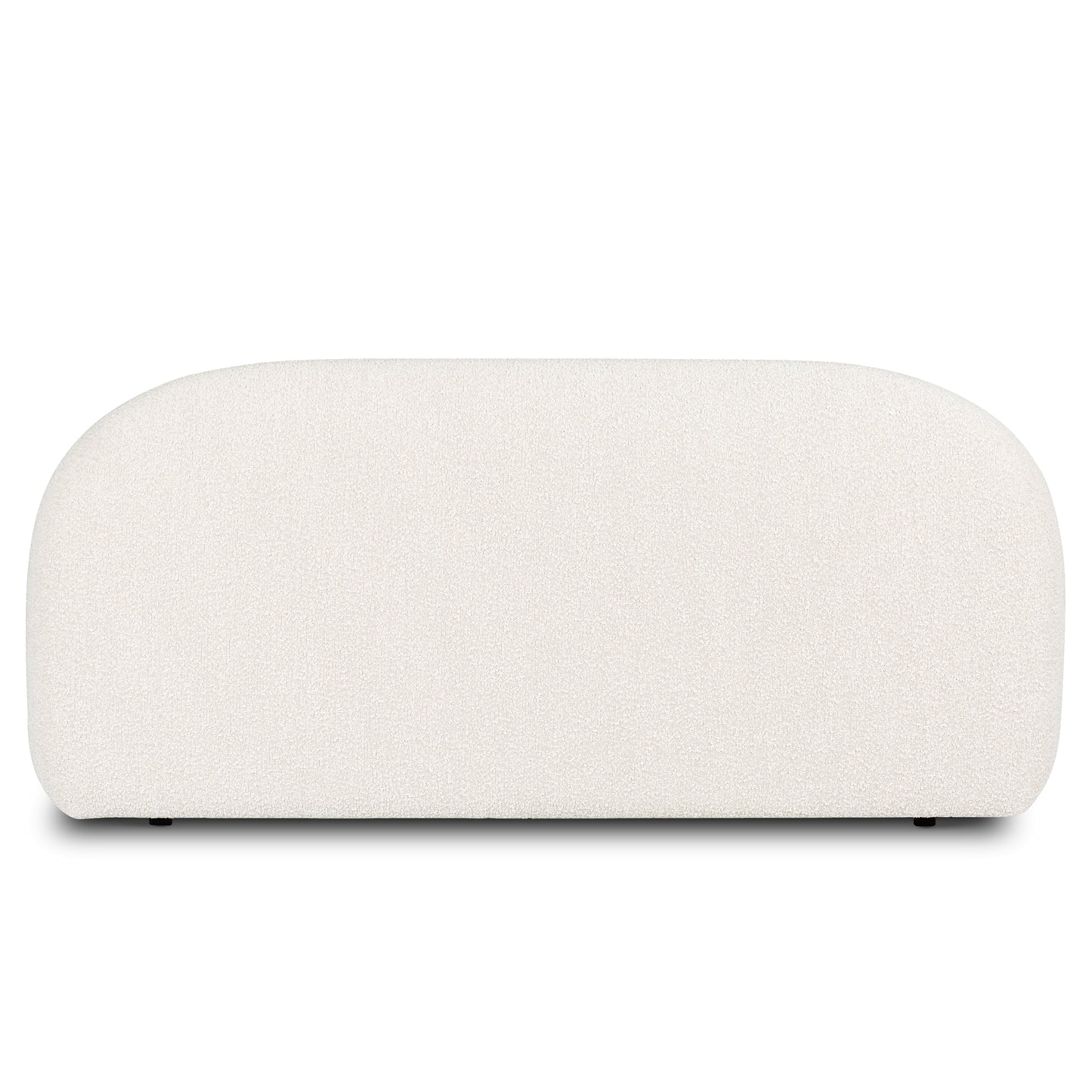 Genoa Bed | Crema White Boucle | King