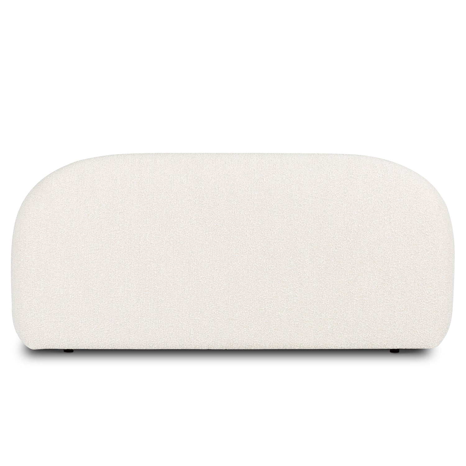 Genoa Bed | Crema White Boucle | King 