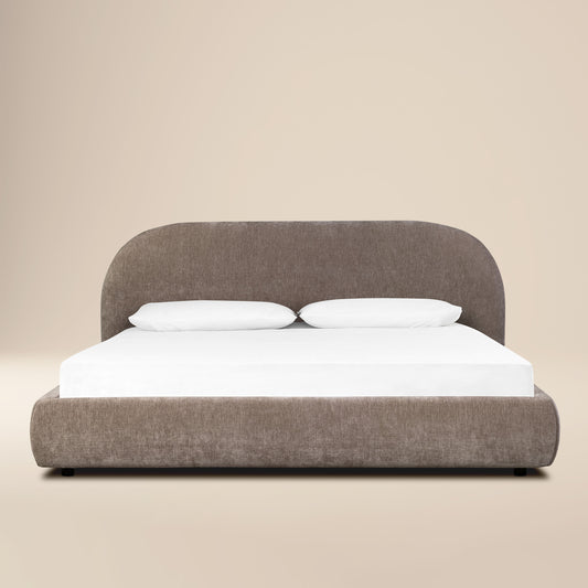 Genoa Bed | Taupe Brown | King
