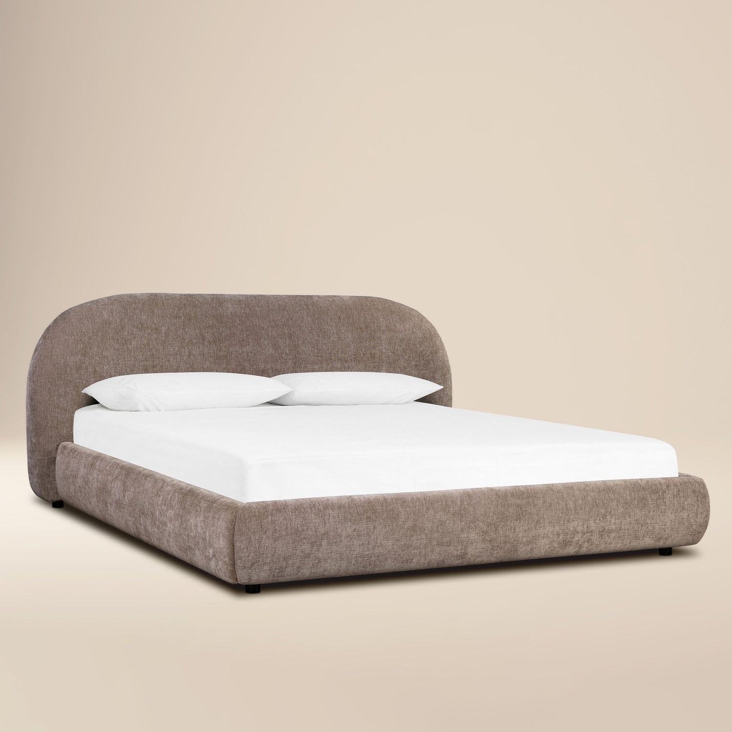 Genoa Bed | Taupe Brown | King 