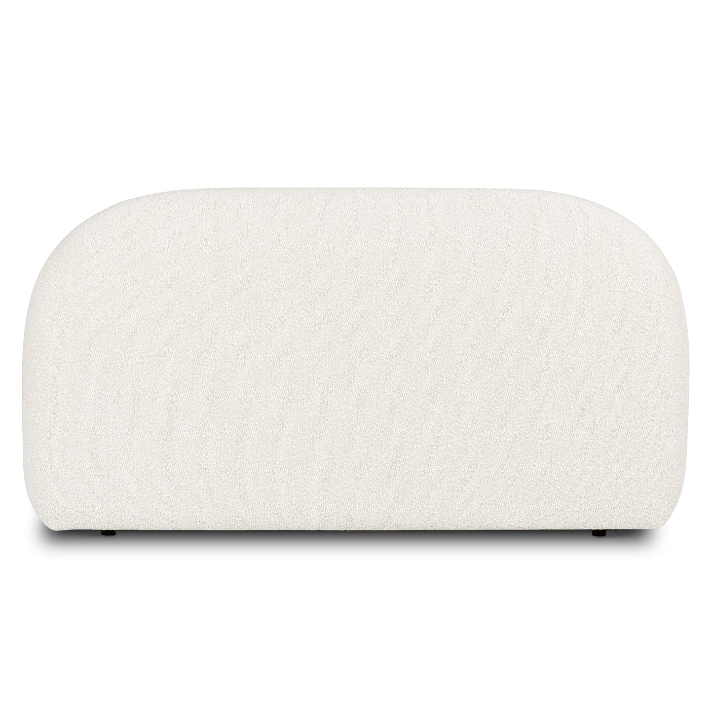 Genoa Bed | Crema White Boucle | Queen