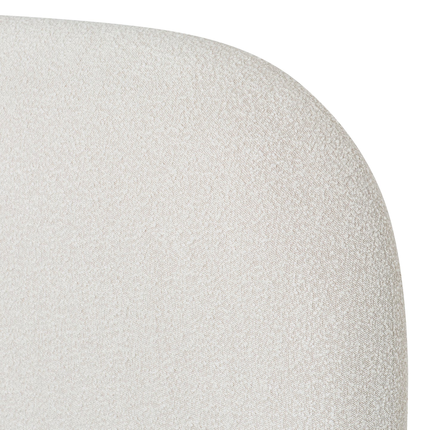 Genoa Bed | Crema White Boucle | Queen