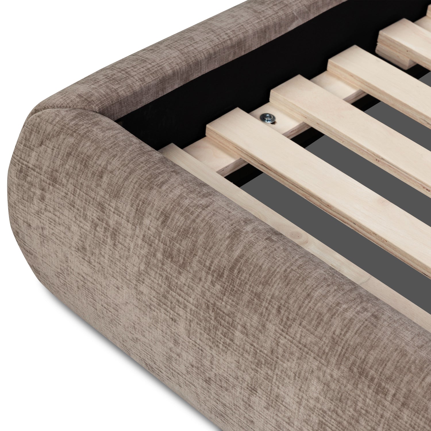 Genoa Bed | Taupe Brown | Queen 
