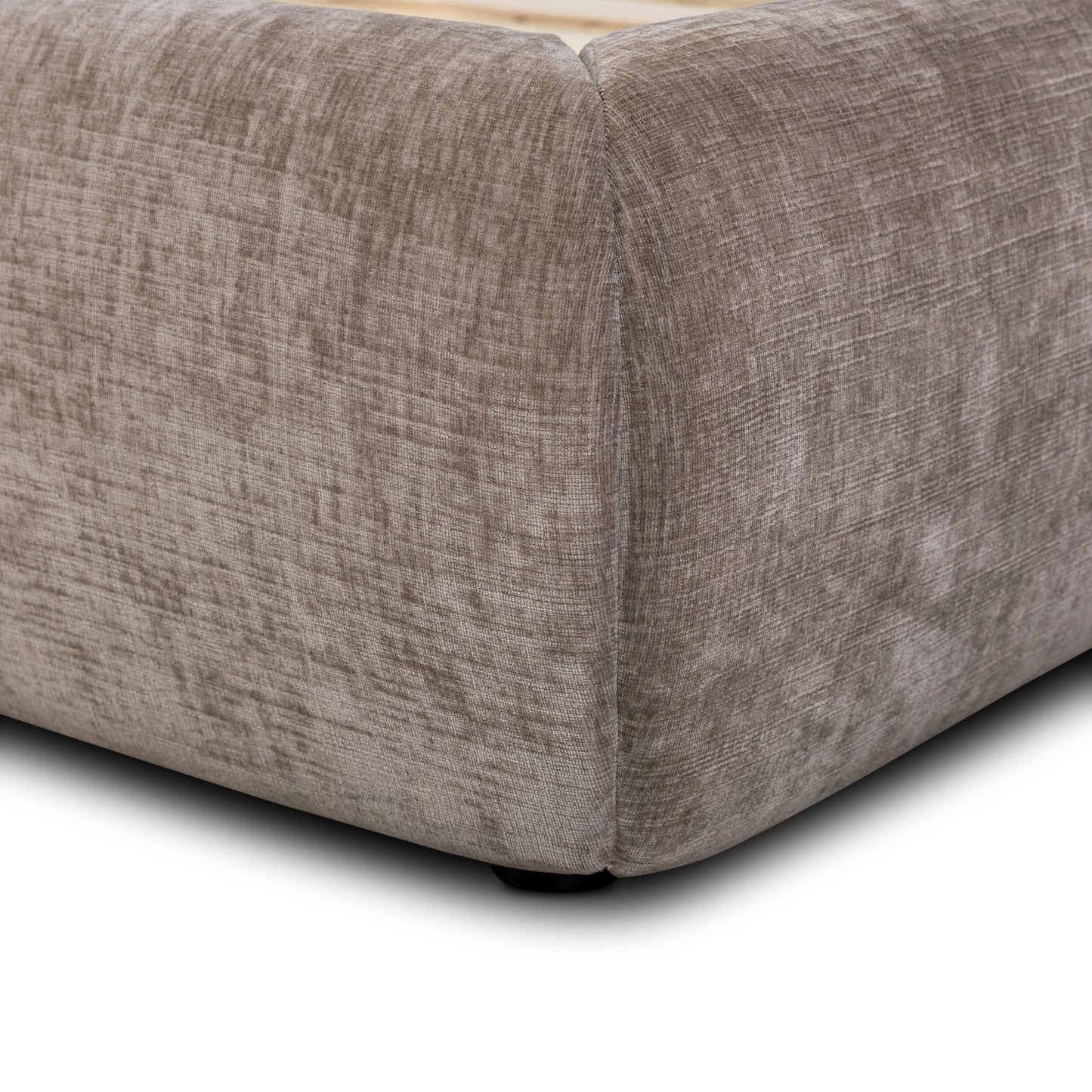 Genoa Bed | Taupe Brown | Queen