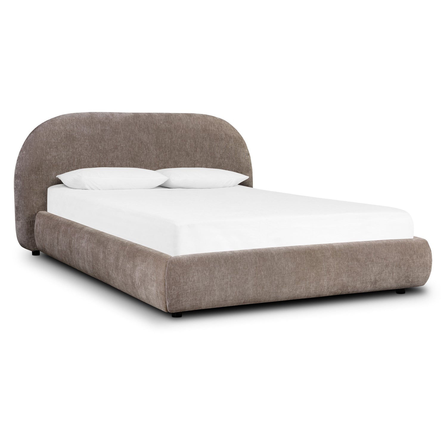 Genoa Bed | Taupe Brown | Queen 