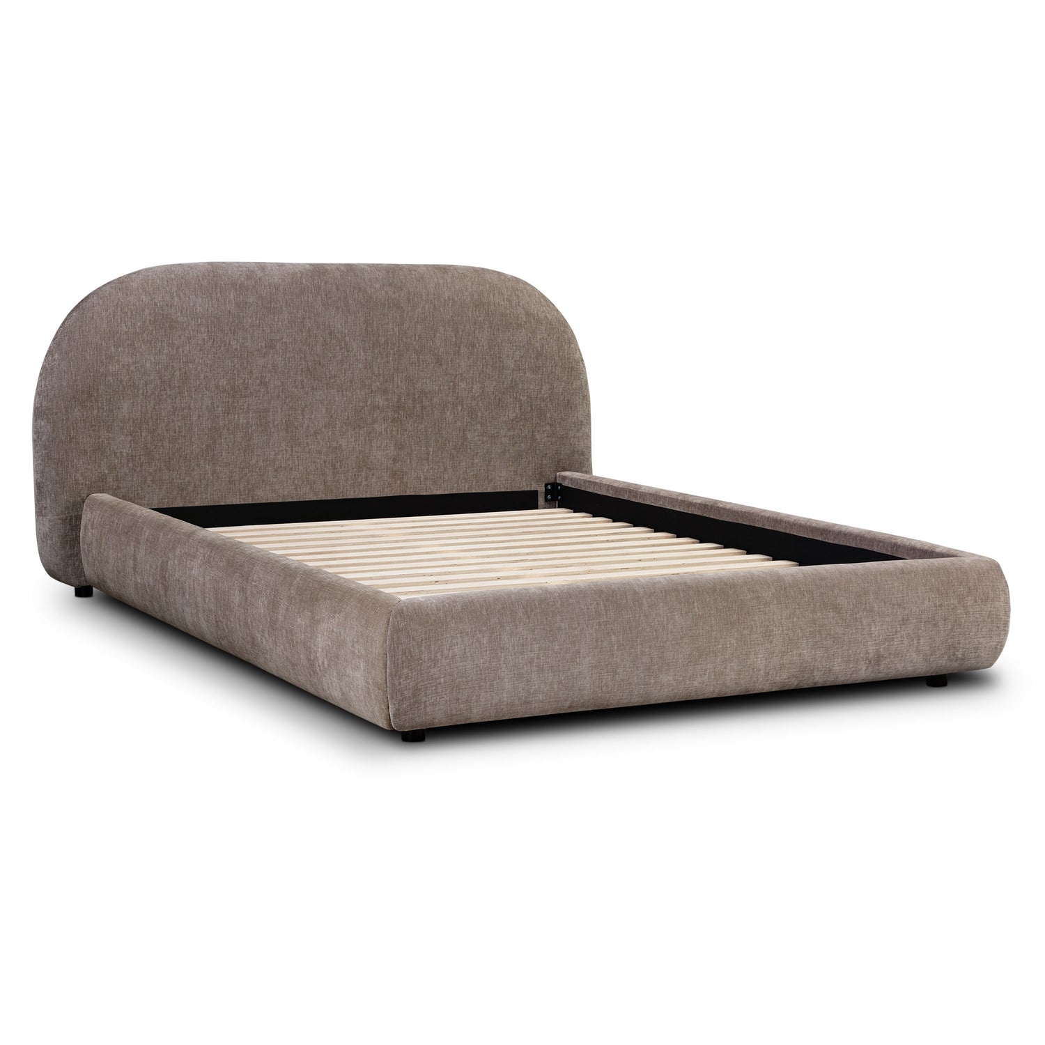 Genoa Bed | Taupe Brown | Queen 