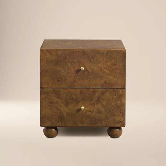 Malea Nightstand | Burl Walnut