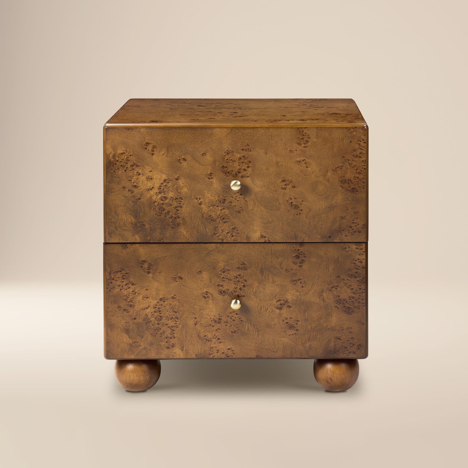 Malea Nightstand | Burl Walnut 