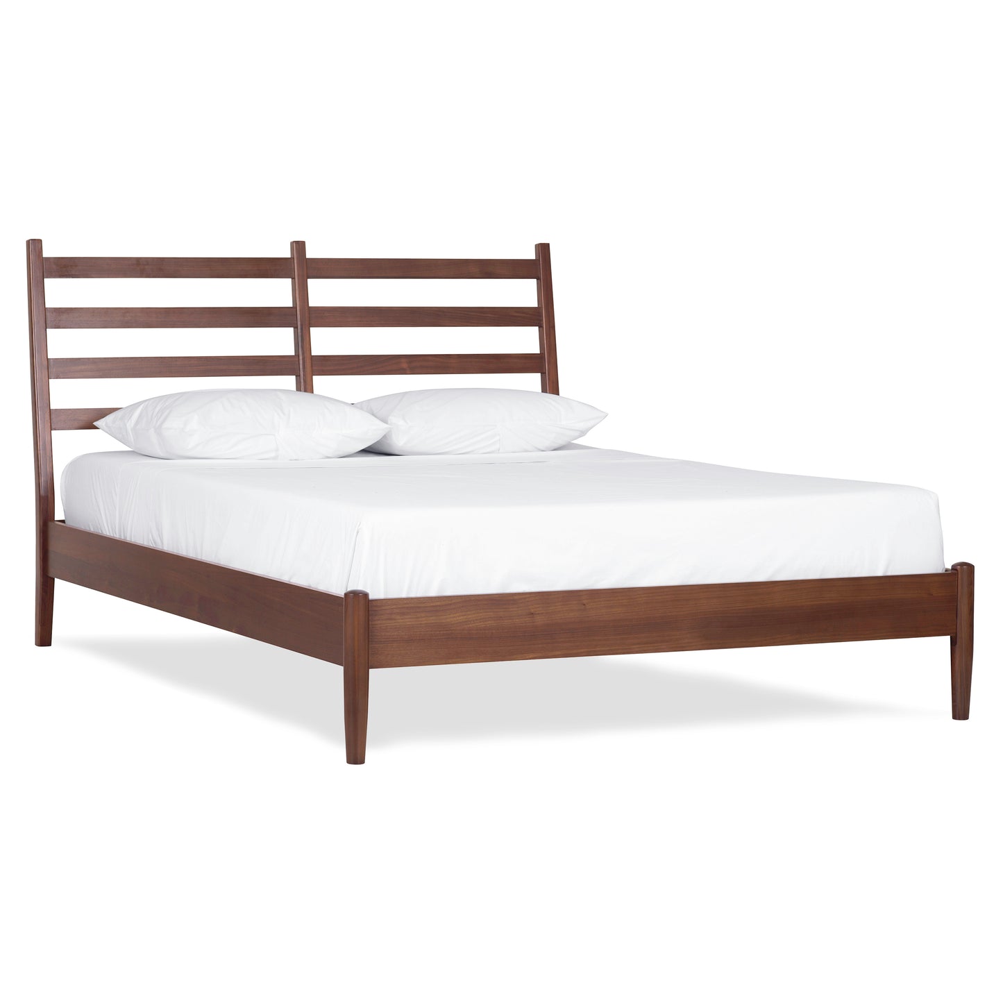 Truro Bed Frame with Fabric Headboard Cushions | Lume Green | King
