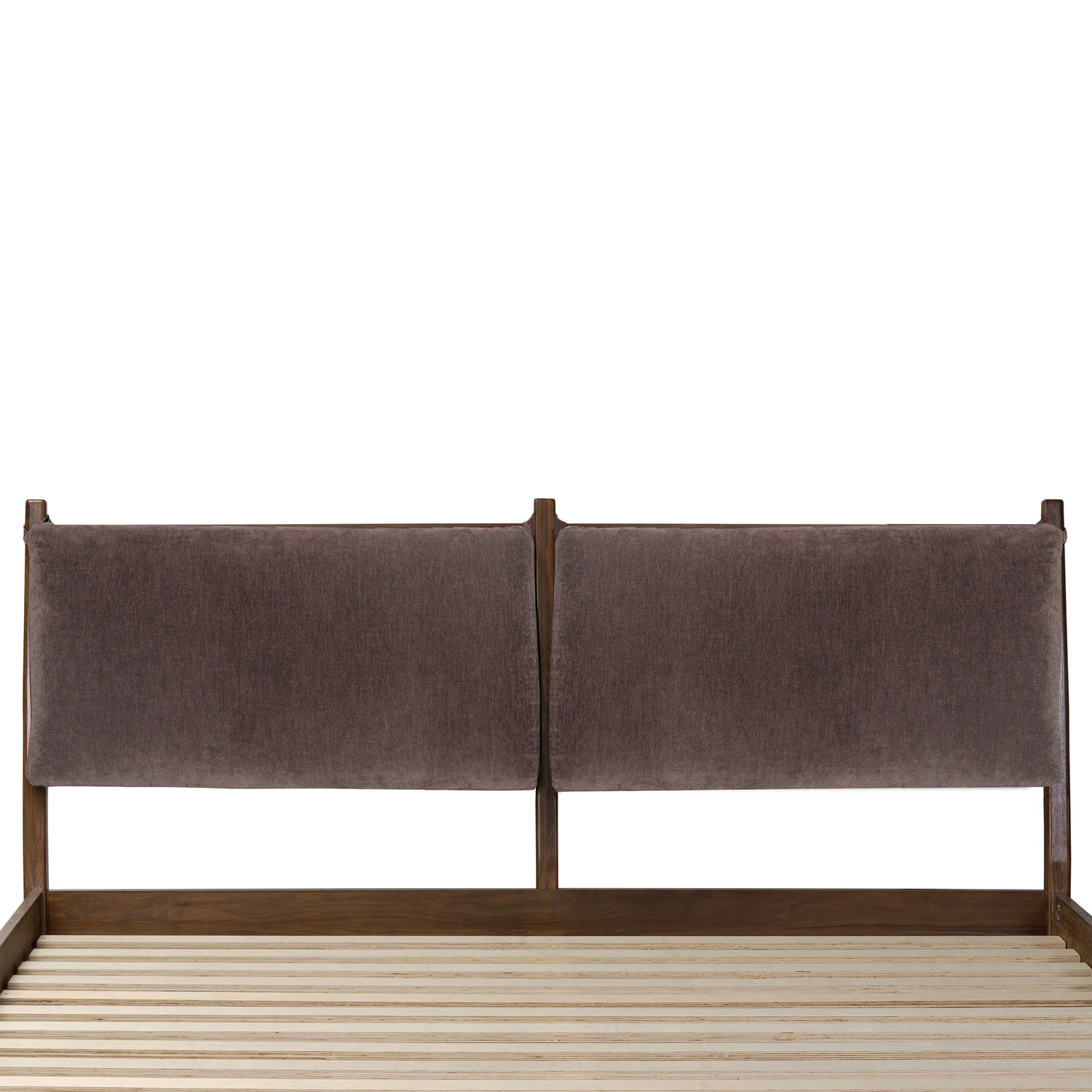 Truro Bed Frame with Fabric Headboard Cushions | Willow Brown | King 