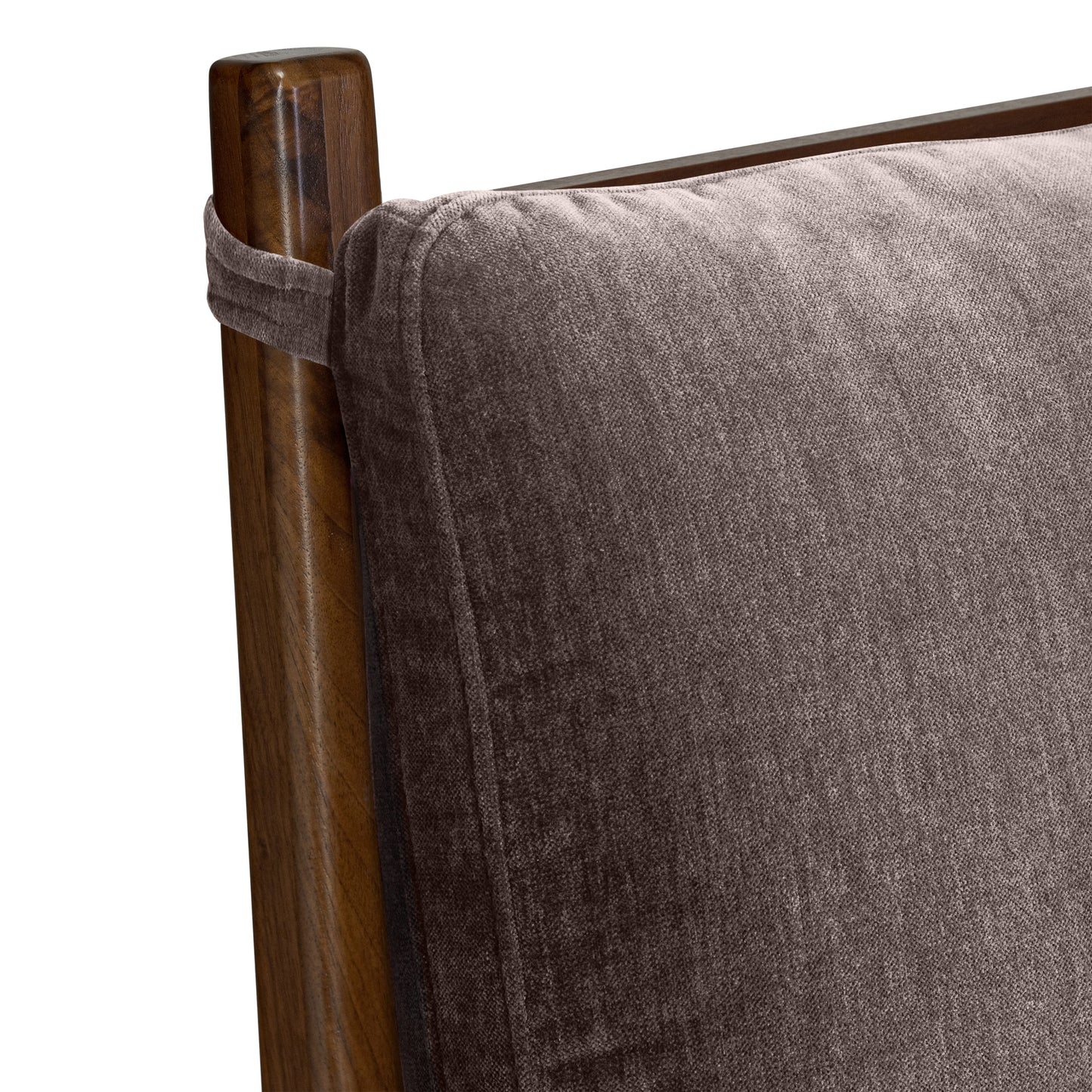 Truro Bed Frame with Fabric Headboard Cushions | Willow Brown | King