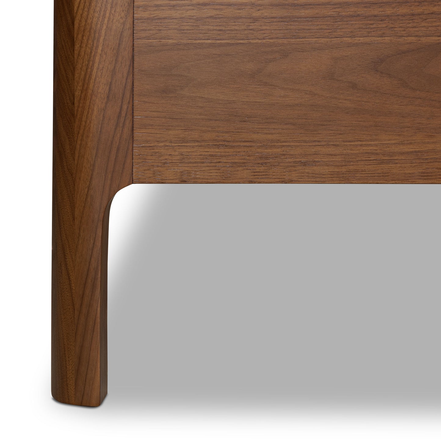 Amalfi Low Profile Bed with Nightstands | Walnut | King