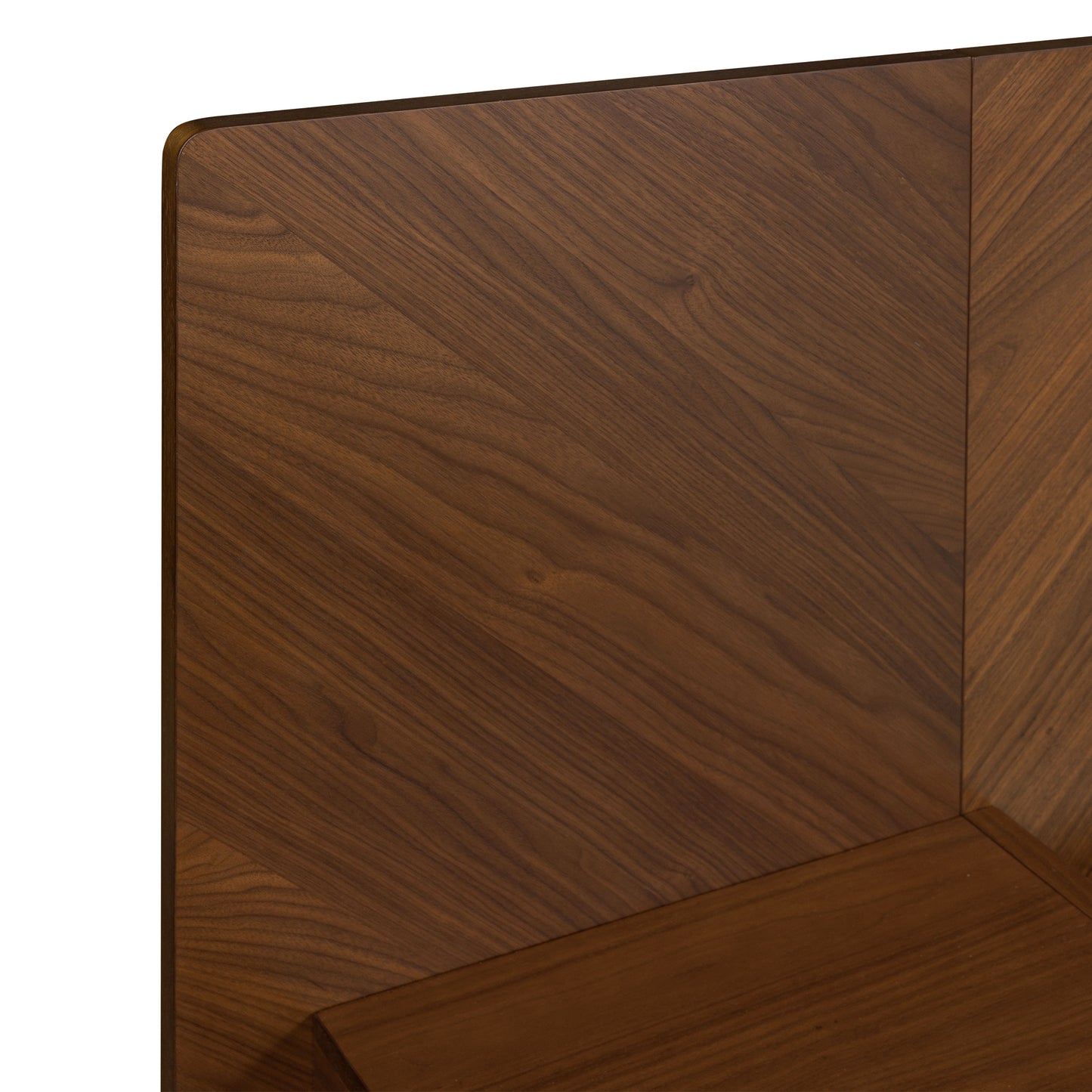 Amalfi Low Profile Bed with Nightstands | Walnut | King