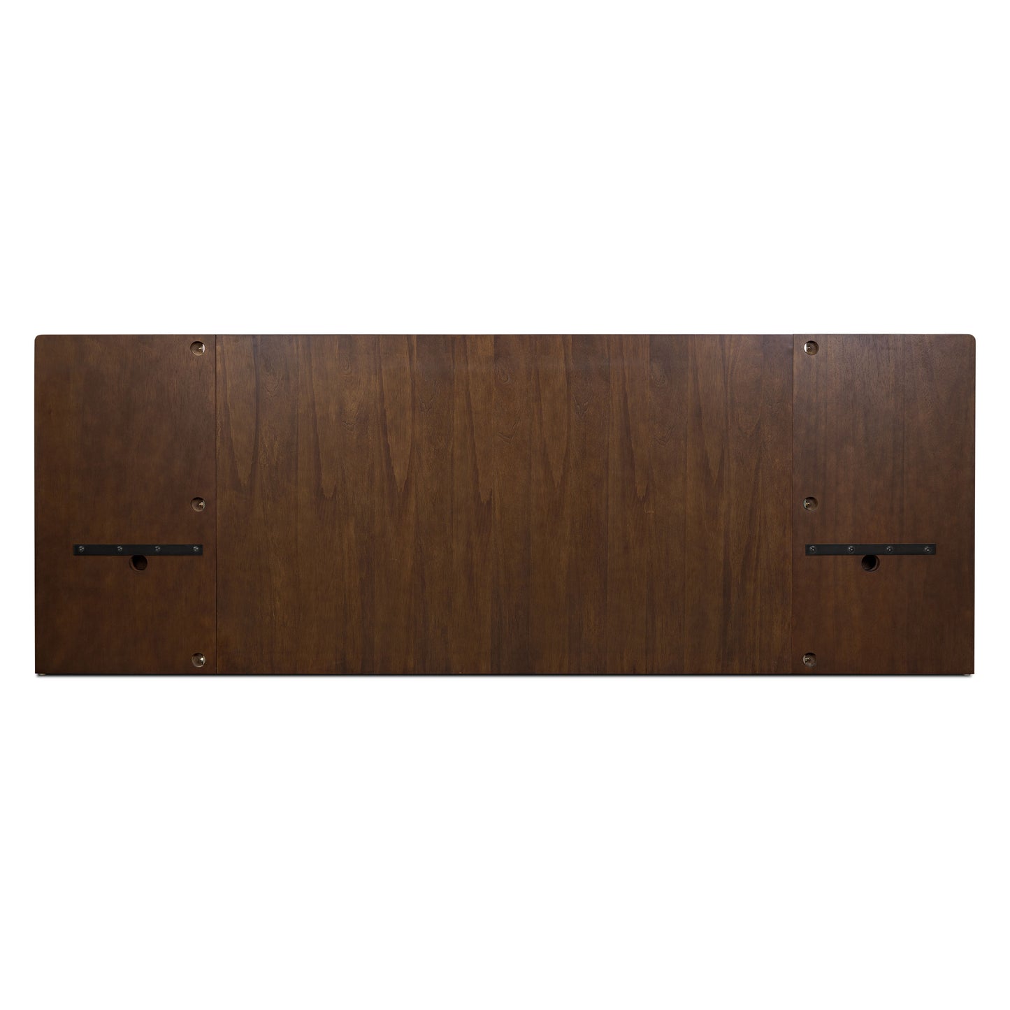 Amalfi Low Profile Bed with Nightstands | Walnut | Queen